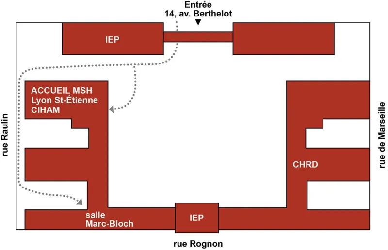 Plan Salle Marc-Bloch