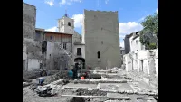 La Tour d’Argent et la collégiale N.-D. des Anges (juillet 2022)