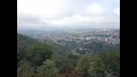 Vue de Thiers depuis le castrum mérovingien des Millières