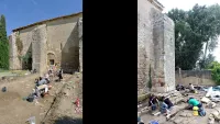 Fouilles du cimetière (2014, 2018)